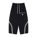 Unisex Wide Leg Piping Sweatpants